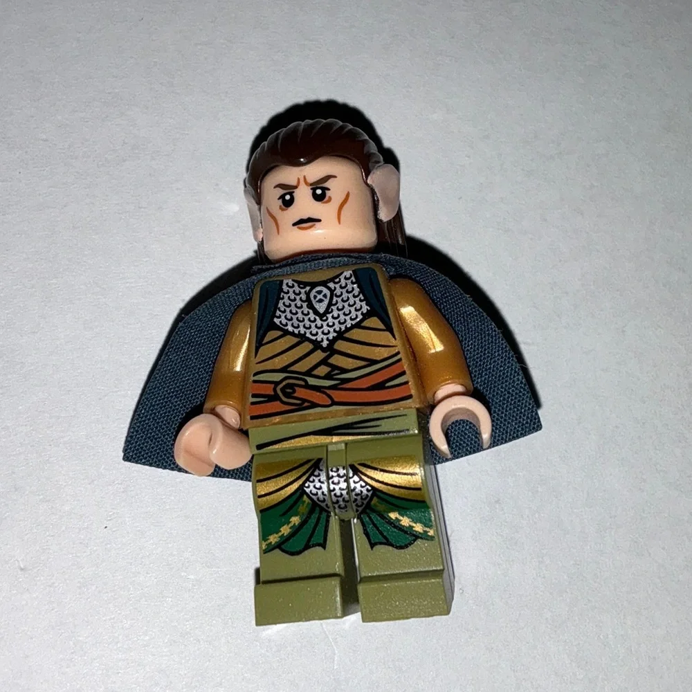 Lego Lotr Rare Elrond Short Cape Minifigure